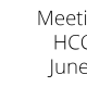 HCC CEO Meeting June 2024