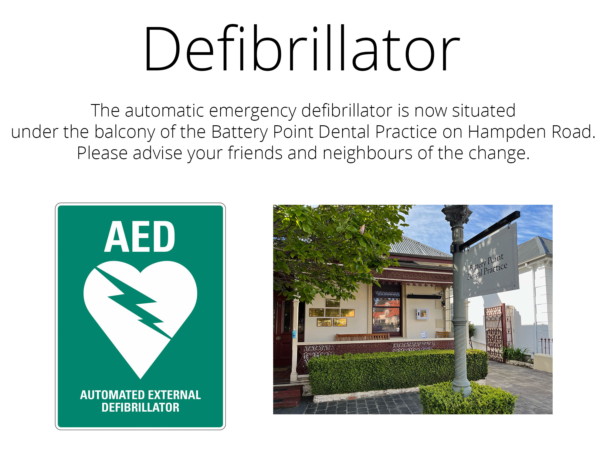 Defibrillator Banner